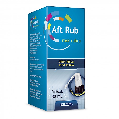 Aft Rub Spray Bucal (Rosa Rubra) 30 ml - Arte Nativa
